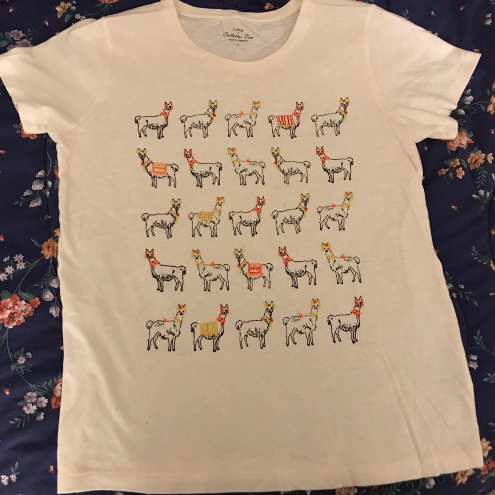 Jcrew Llama Tee
